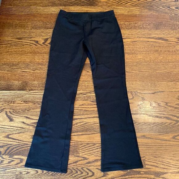 Max Studio Extra Small Wide Leg Stretch Dress Pants Black Flexible - Picture 1 of 6
